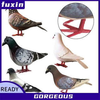 [FUXIN] Mô hình chim bồ câu xốp mô phỏng giống như thật để trang trí nhà cửa & sân vườn Chiều dài 13 cm