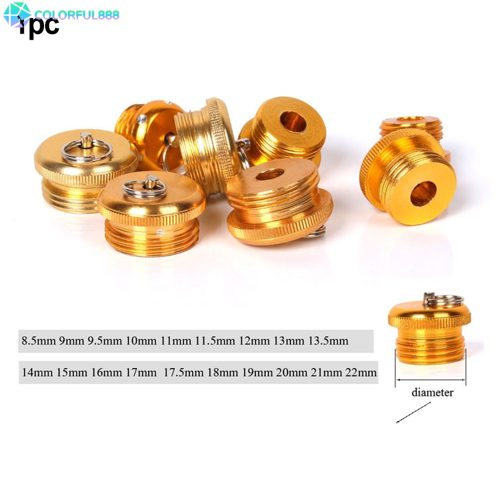 [đầy màu sắc] Nắp cuối cần câu bằng hợp kim nhôm Đuôi cần câu 8.5-22MM