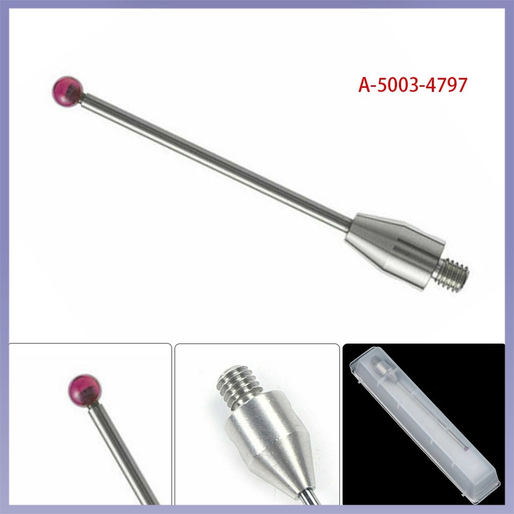[LEYM-Giá thấp nhất] CMM Touch Probe styli Thread 2mm Ball 50mm Long CMM Stylus A-5003-4797