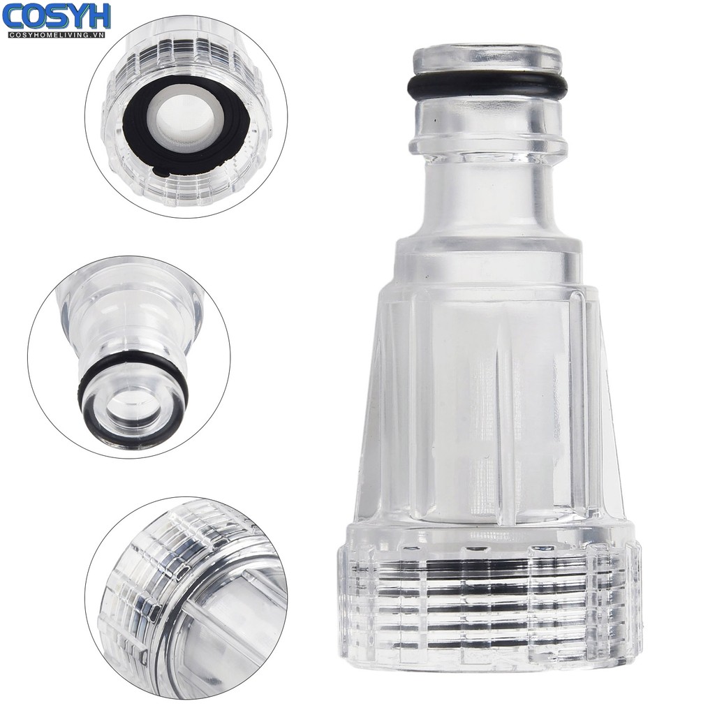 [COSYH] Đầu nối đầu vào nước máy rửa áp suất có bộ lọc Máy rửa áp suất không dây
