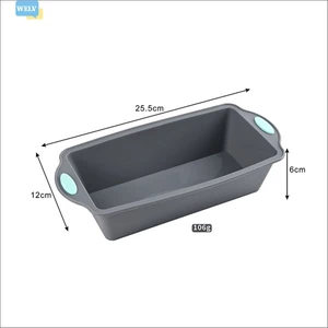 Chảo bánh silicon hình chữ nhật đa chức năng: Hoàn hảo để nướng bánh và dễ dàng tháo bánh!❀