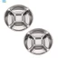 2 Đĩa Chia Bằng Thép Không Gỉ 5 Ngăn Cho Nước Sốt Salad Ăn Nhẹ Bữa Ăn Chuẩn Bị❀