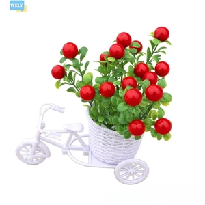 Bộ xe đẩy hoa lụa nhân tạo để chụp ảnh đám cưới Trang trí nội thất Hoa DIY❀