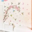 Nhãn dán tường cành cây bướm hiện đại Decal có thể tháo rời❀