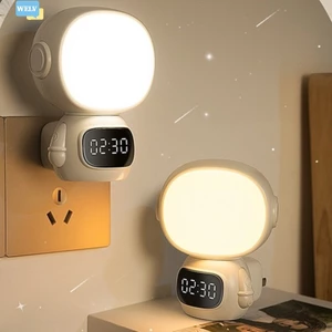 Đèn ngủ phi hành gia có hẹn giờ đồng hồ điều khiển từ xa cho phòng ngủ❀