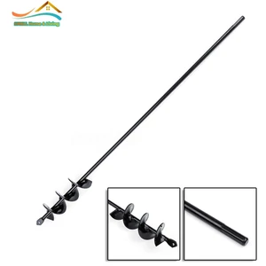 Mũi khoan Auger sân vườn bằng thép phổ biến để đào không có máy khoan điện 50x600mm