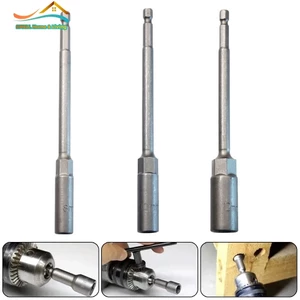8mm-12mm 150mm Lục Giác Nut Driver Bit Adapter Ổ Cắm Cờ Lê Nối Dài Tay
