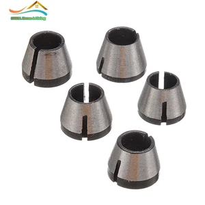 2 / 5 Chiếc Tông Đơ Collet Chucks Router Bit Khắc Máy Cắt Tỉa 1 / 4 "(6.35mm)