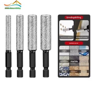 1 Mũi khoan chuôi lục giác để khoan và mài khô Đá cẩm thạch gạch Granite 6-12mm