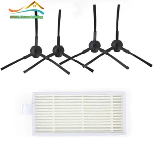 Bàn chải bên trái & bên phải + Bộ phận lọc cho máy hút bụi Medion MD1619 18500