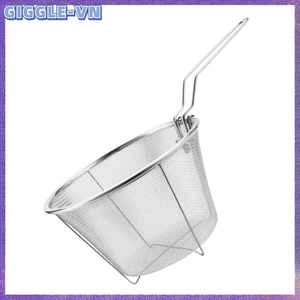 Giỏ lọc chiên chống dính: Bộ lọc di động có tay cầm để nấu ăn dễ dàng!