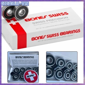 BONES cho vòng bi trượt ván SWISS 8Pack 8mm Kích thước cạnh tranh chính xác 608 Std