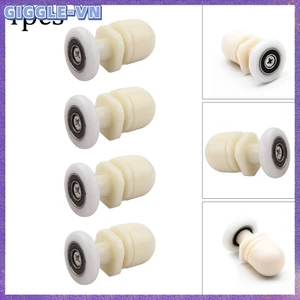 Bộ 4 Con Lăn Cửa Tắm Đơn Chạy Bánh Xe Ròng Rọc Bánh Xe Cửa Kính