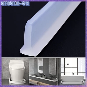 100-300CM Cao Su Silicon Tắm Rào Chặn Nước Phòng Tắm Dải Chống Thấm Nước