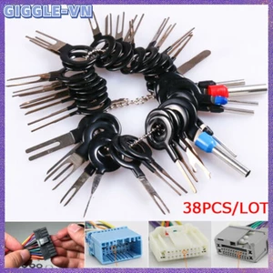 38 Cái / bộ Dụng Cụ Loại Bỏ Thiết Bị Đầu Cuối Dây Điện Ô Tô Kẹp Đầu Nối Pin