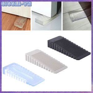 Khối chặn cửa silicon Wedge Doorstops Cửa giữ phía sau Chặn chống va chạm