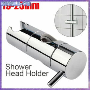 Giá đỡ đầu vòi hoa sen Chrome 19-25mm có thể điều chỉnh Riser Giá đỡ đường ray phòng tắm Thanh trượt