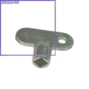 Chìa khóa van xả tản nhiệt vuông 5 × 5mm phụ kiện tản nhiệt chất liệu hợp kim kẽm