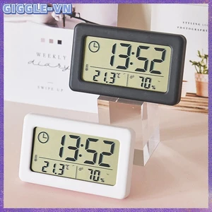 Nhiệt kế kỹ thuật số Máy đo độ ẩm Nhiệt độ phòng Màn hình LCD trong nhà Hygromete