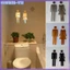 1 Cặp Nhãn dán biển hiệu cửa WC tự dính Acrylic Nam & Nữ