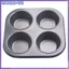 Khay nướng bánh Muffin bằng silicon 4 cốc Khuôn làm bánh chống dính