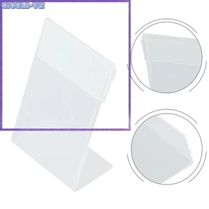 Đế trưng bày Acrylic trong suốt Giá đỡ thẻ để bàn