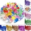 Nhựa Acrylic Trong Suốt StFor ONE Ice Rocks Bàn rải rác Confetti Bình Chất độn