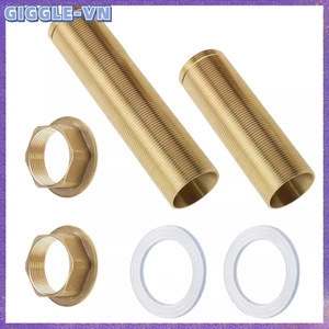Vòi Cố Định Chân Vít Lạnh Nước Nóng Đồng Ống Đai Ốc Tập Sửa Chữa Đai Ốc Nối Dài