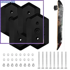 1 / 2 Chiếc Ván Trượt Treo Tường Longboard Lưu Trữ Hiển Thị Giá Treo Tường Giá Treo