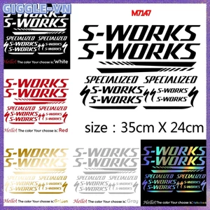 Decal dán S-WORKS ĐẶC BIỆT cho xe đạp leo núi / xe đạp đường trường