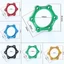44mm Xe Đạp Xe Đạp Xoay Vít Chủ Đề Hub Mặt bích Adapter Đĩa Phanh Đế Cánh quạt