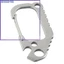 Móc chìa khóa chữ D Carabiner ngoài trời Móc khóa leo núi