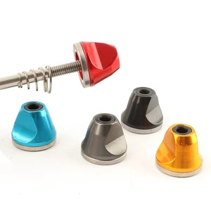 Đai ốc trung tâm xe đạp leo núi chống trượt M5 Đai ốc bánh xe phát hành nhanh Bu lông trục