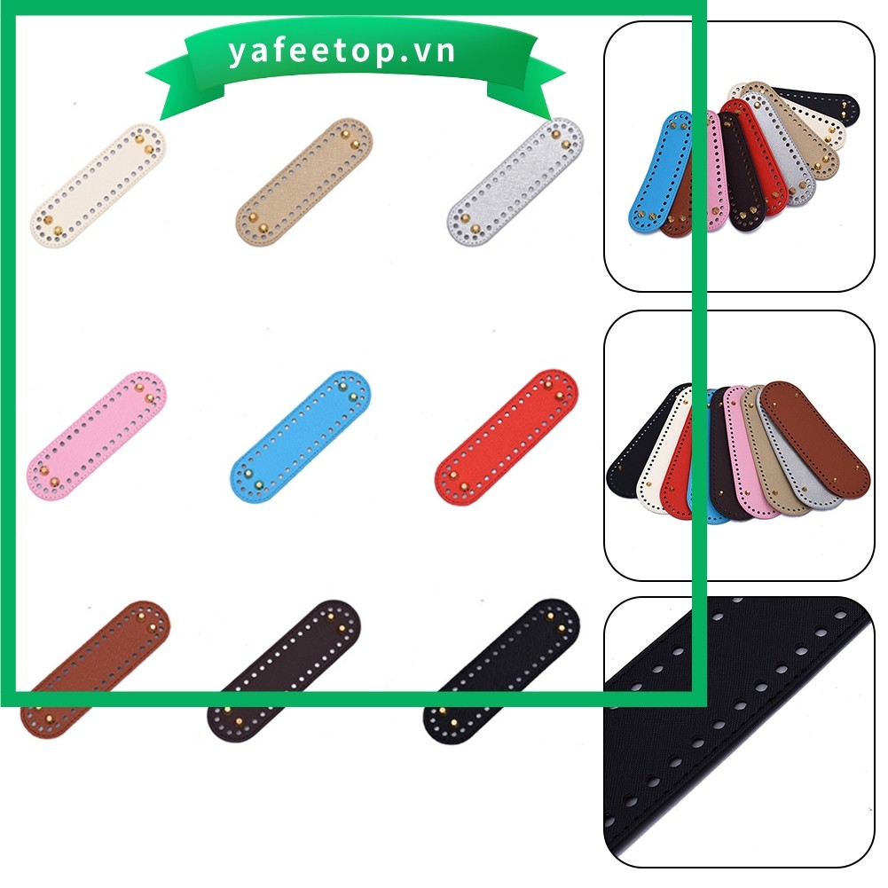 [TOP] 1 Đáy Dài Cho Túi Dệt Kim Da PU Đế Túi DIY Handmade Túi Đáy DIY