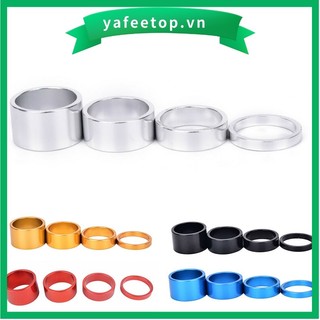 [TOP] 4 Cái / bộ Tai Nghe Xe Đạp Miếng Đệm Xe Đạp Phuộc Trước Thân Vòng Đệm Hợp Kim Nhôm