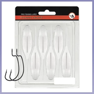 6 Mồi bơi dài 10cm Đuôi giả Mồi mềm chìm nổi Wobblers