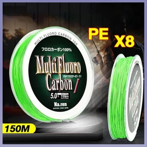 Dây câu bện 150m PEX8 Dây bện siêu chắc 10-70LB