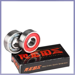 Vòng bi ván trượt BONES REDS 8 gói 8 mm cho kích thước chính xác 608 (Tiêu chuẩn)