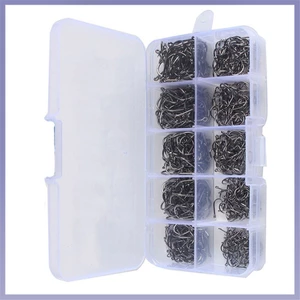Bộ móc câu cá 500 / 100 chiếc Bộ móc câu bằng thép Carbon cao Bộ móc câu cá bay