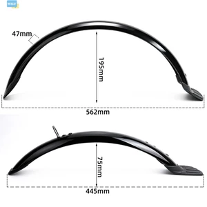 < Tháng Sáu Mới > Xe Đạp 16 Inch 20 Inch CHO FRENDERS PVC Chắn Bùn Cho Xe Đạp Gấp Điện❀