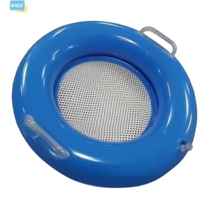 < Mới tháng 6 > Đĩa sàng cát bơm hơi PVC có tay cầm đôi và màn hình lọc❀