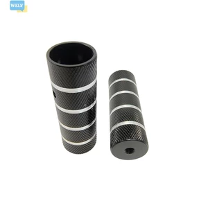 < Tháng Sáu Mới > Chốt chân xe đạp bằng hợp kim nhôm 38x110mm Màu đen để gác chân để cưỡi ngựa❀