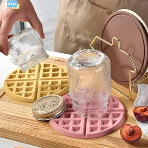 {Mới vào tháng 6} Bộ thảm lót bàn bếp bằng silicon chịu nhiệt Thảm trải bàn nhà bếp chống trượt cho món ăn nóng