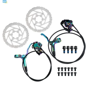 {Mới vào tháng 6} Xe đạp leo núi Phanh dầu Piston đôi Mt200 Phanh đĩa phanh dầu thủy lực