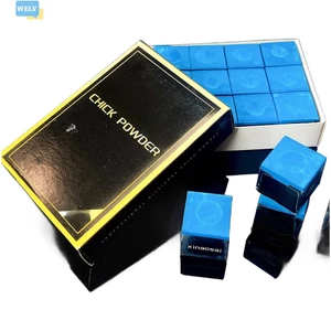 {Mới vào tháng 6} Dành cho Phấn bi-a cao cấp 144 & 120 Miếng Đầu Cue đi bộ dài màu xanh