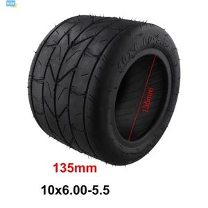 {Mới vào tháng 6} Lốp chân không 10 Inch sang xe đạp điện tử 10x6.00-5.5 Không săm dày lâu trôi