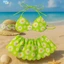 {Mới vào tháng 6} Bộ đồ bơi ngỗng Hawaii Bộ 3 mảnh Bikini phong cách bãi biển để trang trí sân vườn