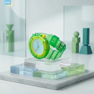 {Mới vào tháng 6} Dây đeo đồng hồ chống sốc sành điệu cho Swatch