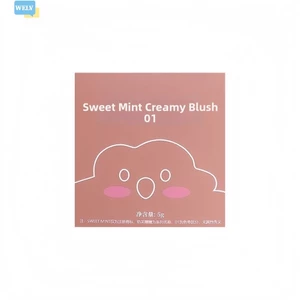 {Mới vào tháng 6} Sweet Mint Creamy Mochi Blush Clay Nude Matte Soft Airy Trang điểm Hàn Quốc Tự nhiên