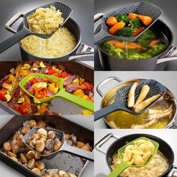 [FUXIN] Dụng Cụ Nhà Bếp Chống Thoát Nước Lọc Xẻng Thìa Dụng Cụ Nấu Ăn